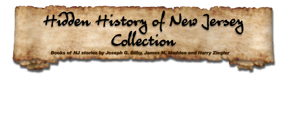 Hidden History of New Jersey Collection Books of NJ stories by Joseph G. Bilby, James M. Madden and Harry Ziegler